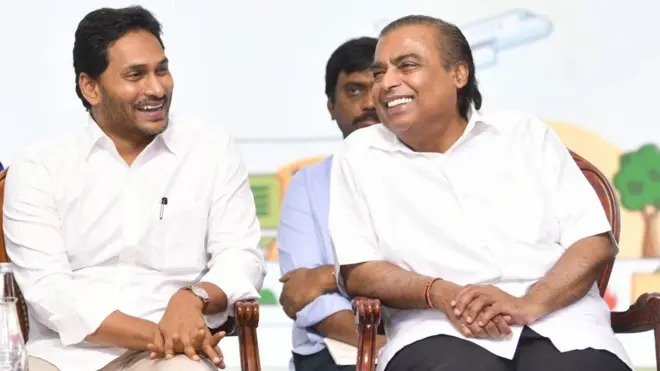 Jagan, Mukesh Ambani