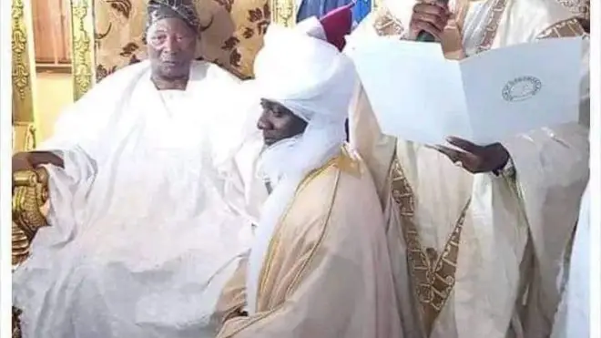 Aworan Soun to ti waja ati Imaamu agba Ogbomosomoso