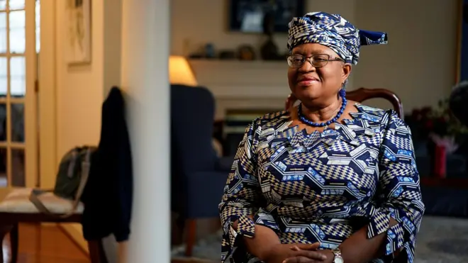 奥孔约—伊维拉博士在美国马里兰州波多马克接受采访（15/2/2021）