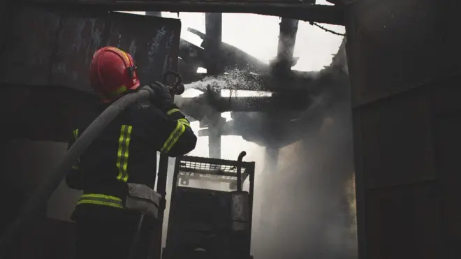 Наслідки обстрілів у Хмельницькому