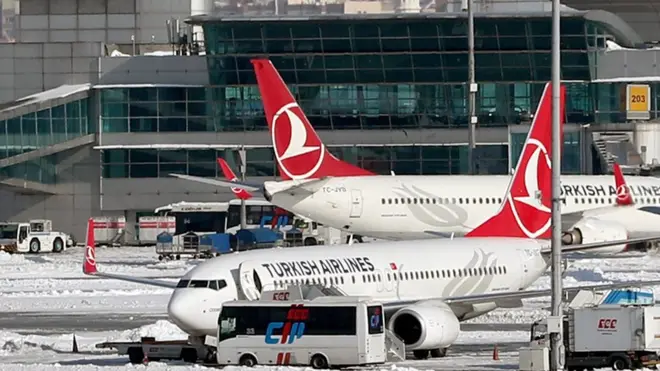 Türk Hava Yolları uçakları