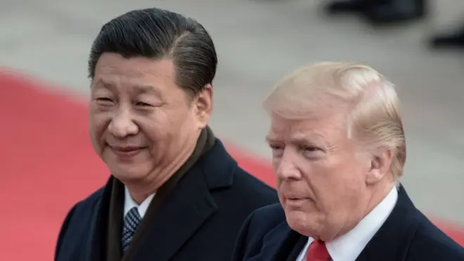 डोनाल्ड ट्रंप और शी जिंनपिंग