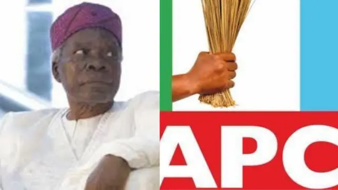 Alagba Banji Akitoye ati ami idamọ ẹgbẹ APC