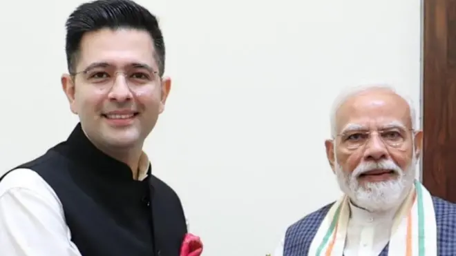 राघव चड्ढा और मोदी