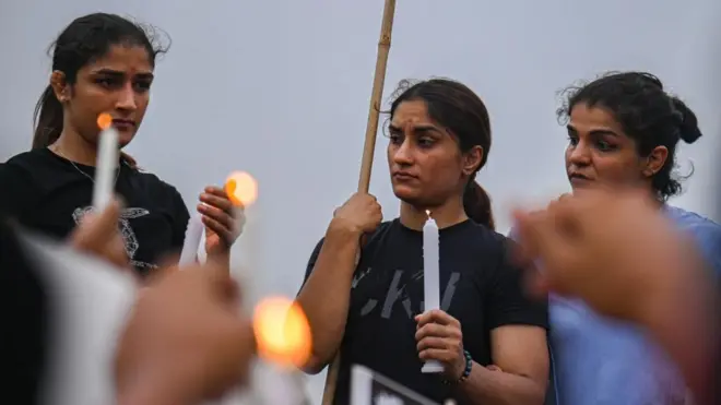 రెజ్లర్ల నిరసన