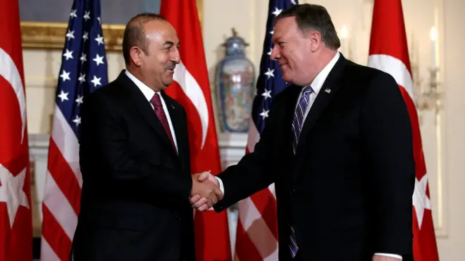 Menteri Luar Negeri Amerika Serikat Mike Pompeo mengatakan persoalan pendeta AS sudah sering dibahas dengan Turki, termasuk dengan Menlu Mevlut Cavusoglu.