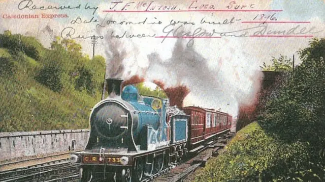 Среди необычных посланий Брея была почтовая открытка с адресом: "Машинисту локомотива N133, Каледонская железная дорога, станция Глазго"