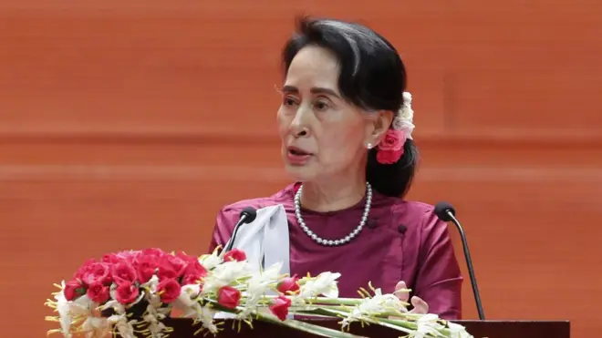 Pemimpin de facto Myanmar, Aung San Suu Kyi, pernah mengatakan 'sebagian besar warga Muslim di Rakhine memilih bertahan'.