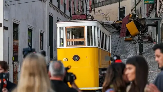 žičara u lisabonu, žičara Glorija u lisabonu, smrskana žičara u lisabonu