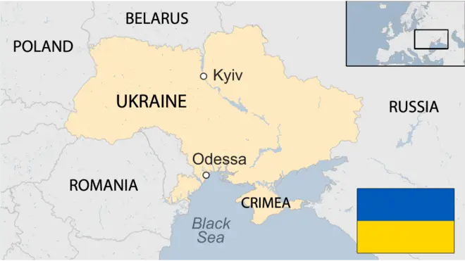 Map of Ukraine