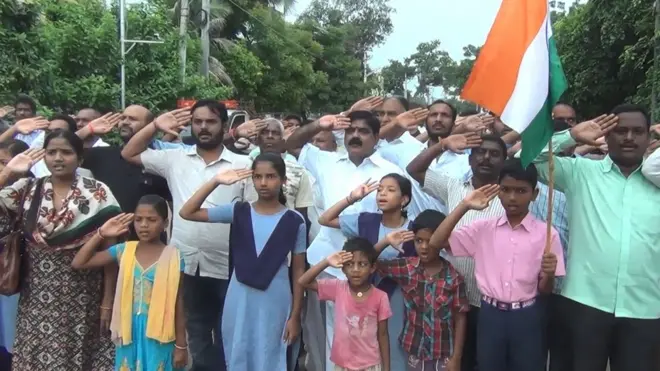 జమ్మికుంటలో రోజూ జాతీయ గీతాలపన తప్పనిసరి