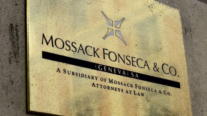Letrero del despacho de Mossack Fonseca