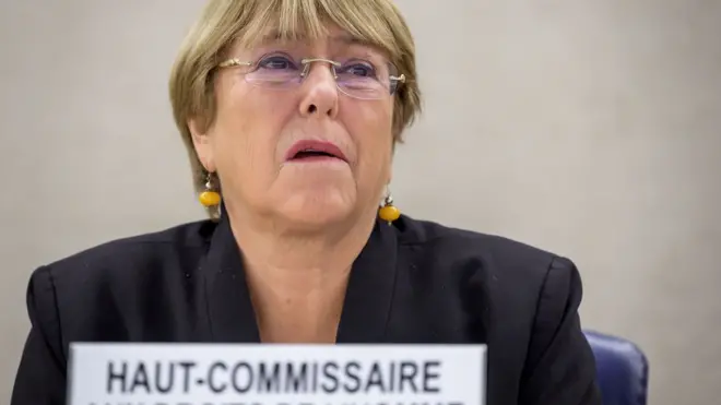 එක්සත් ජාතීන්ගේ මානව හිමිකම් පිළිබඳ මහ කොමසාරිස් මිෂෙල් බැෂලේ