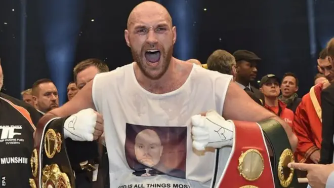 Bingwa wa masumbwi katika uzani mzito duniani Tyson Fury