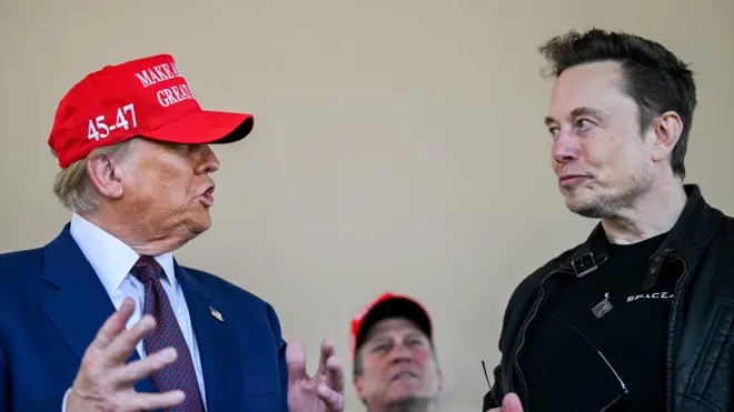 Donald Trump and Elon Musk