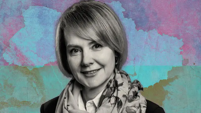 Зеркаль на тлі карти України. Колаж 