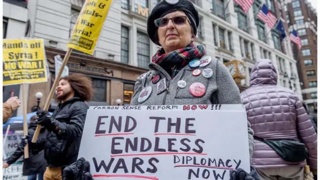 عوام کی ایک بڑی اکثریت ان جنگوں کے خلاف ہے