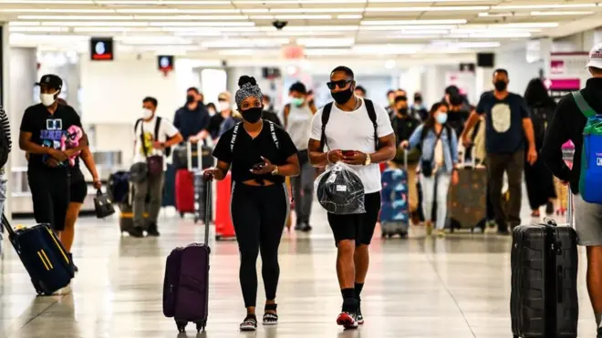 US Travel: US lift Covid travel ban- See list of kontries wey fit enta America