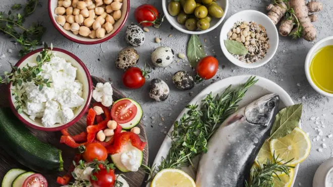 There are no "super foods" in a Mediterranean diet: it is the whole of the diet that brings heath benefits, says dietitian