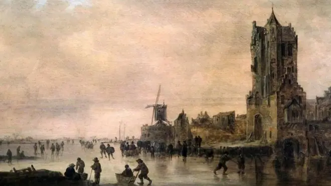 जैन वैन गोयल की "द आइस स्केटर्स"