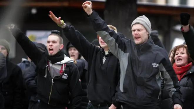 Suecia no es ajena a las manifestaciones neonazis.