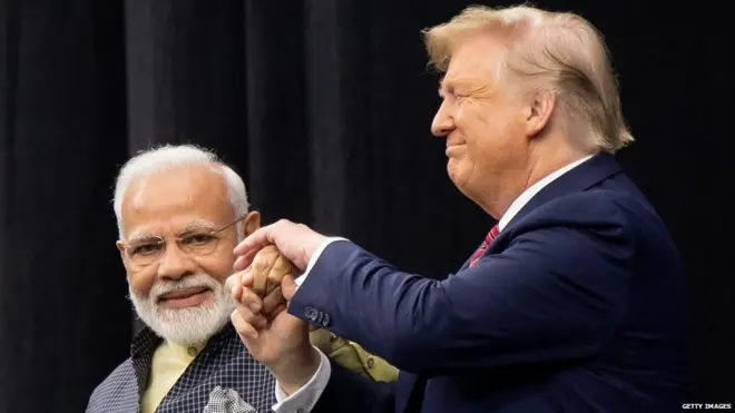 डोनल्ड ट्रंप, नरेंद्र मोदी