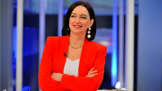 Мирослава Барчук - телеведуча ток-шоу "Зворотний відлік"