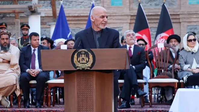 ښاغلي غني ټینګار وکړ چې د افغان امنیتي ځواکونو د تمویل او روزنې په اړه کومه اندېښنه نشته