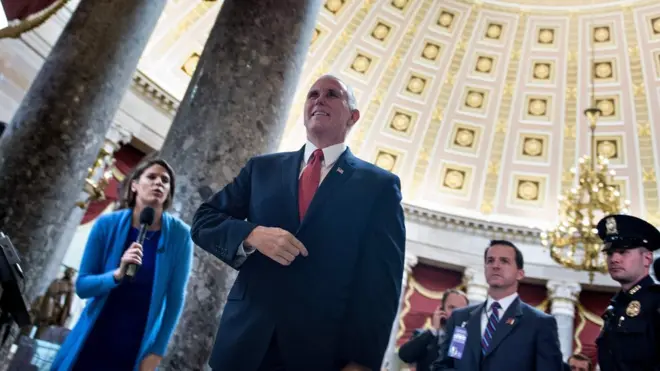 Результаты голосования объявил вице-президент США Майк Пенс