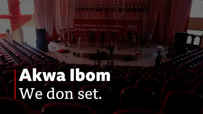 Di venue wia di debate go happun