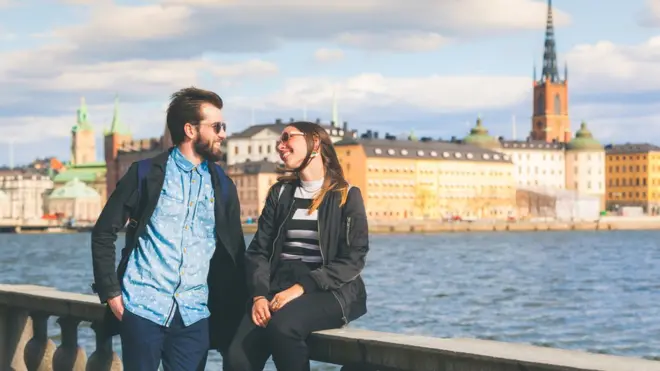Pareja en Estocolmo
