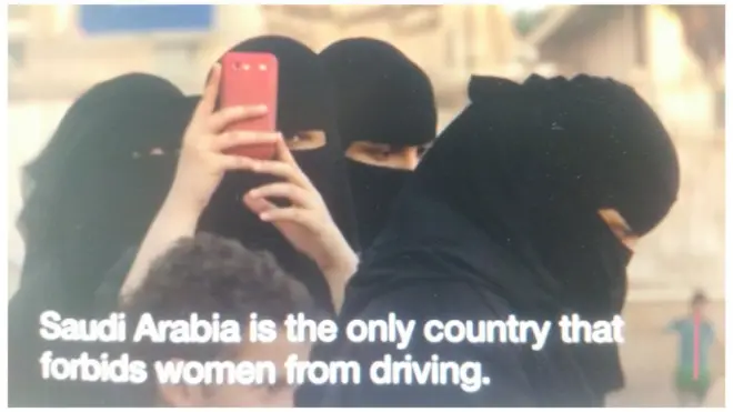 সৌদি আরব একমাত্র দেশ যেখানে নারীদের গাড়ী চালানোর অধিকার নেই