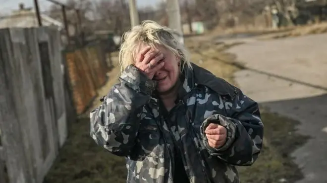 Few civilians remain in Bakhmut, which was once home to about 70,000 people