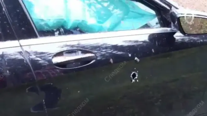 Предприниматель был застрелен, когда ехал на своей машине в Петербург