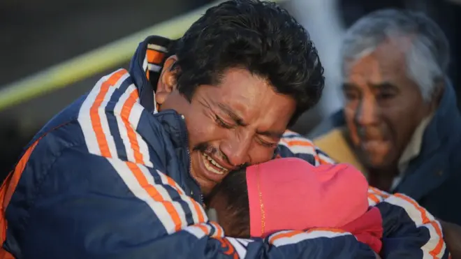 Muchos todavía no saben qué pasó con sus familiares tras la explosión.