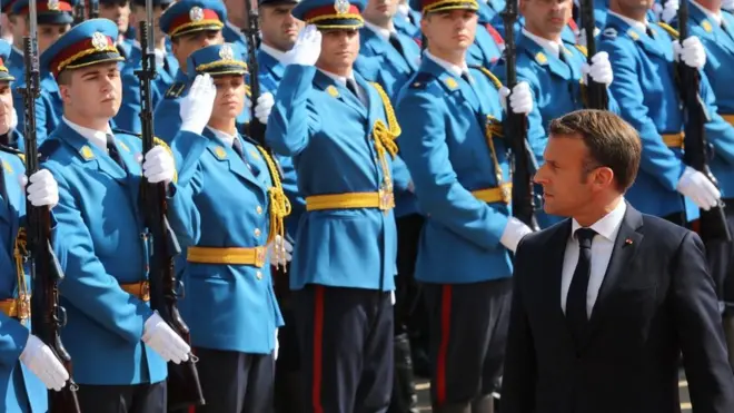 Emanuel Makron u Beogradu