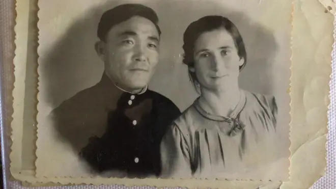 Саяк Жунусов менен Галина Жунусова Украинада