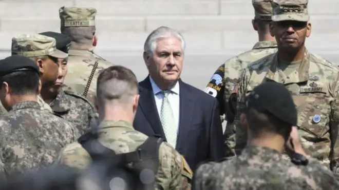 Рекс Тіллерсон відвідав Південну Корею