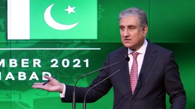 Покистон Ташқи ишлар вазири Шоҳ Маҳмуд Қурайший