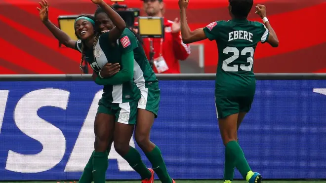 Les Super Falcons championnes d'Afrique 2016.