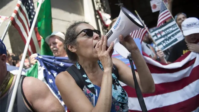 Сторонница Сандерса