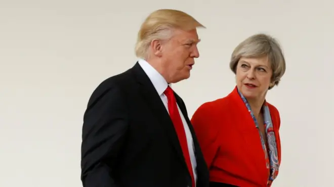 Тереза Мей стала першою зі світових лідерів, що відвідала США після інавгурації президента Трампа