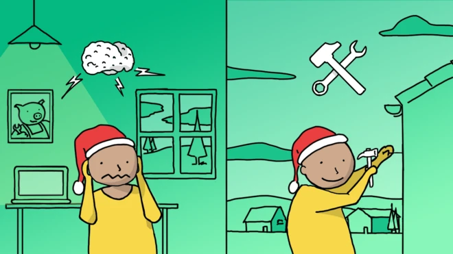 балка кармаган капалуу киши