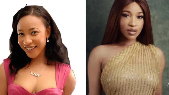 Tonto Dikeh na one of di celebs wey do di ten year challenge