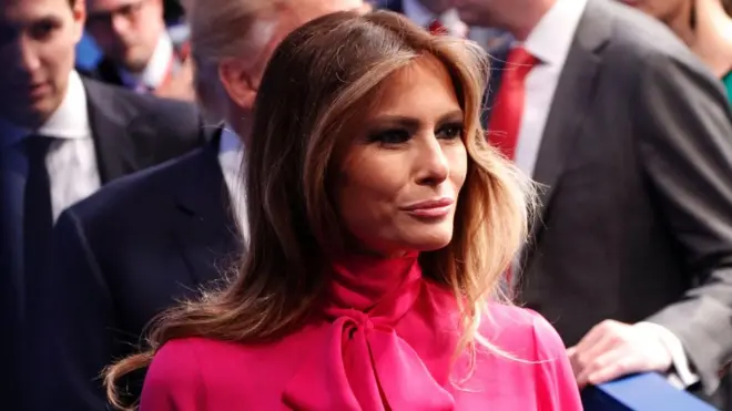 Melania Trump ha estado casada con el empresario estadounidense durante 11 años y tienen un hijo juntos.