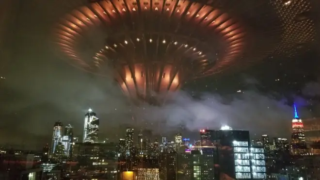 Ilusión óptica en un bar de Nueva York