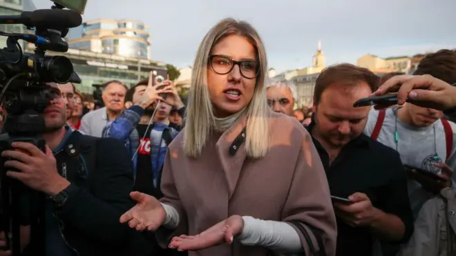 Любовь Соболь, одна из недопущенных на выборы кандидатов, в знак протеста объявила голодовку