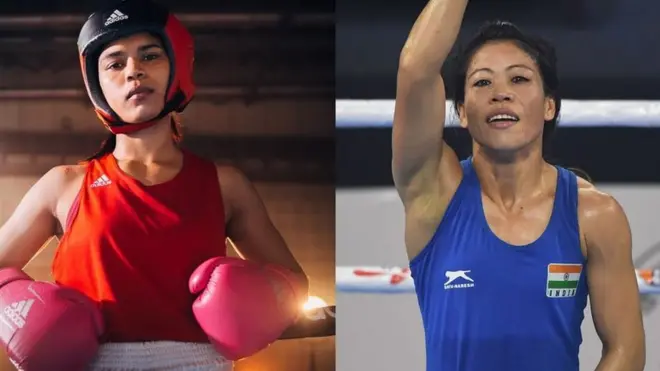 నిఖత్, మేరీ కోమ్