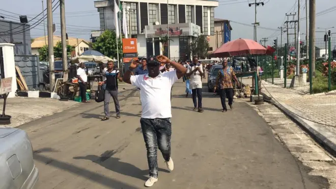 Di jaguda last sotay on Monday afta election for some parts of di state pipo gats do hands up to go work