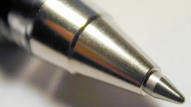 A ballpoint pen